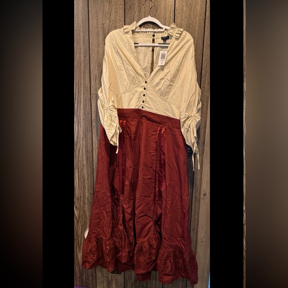 Torrid Poplin Steampunk Dress - Picture 3 of 6